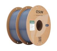 eSUN PETG Basic Filament 1.75mm 1KG*2 Bobines pour Imprimante 3D,Gris+Gris | Haute Résistance