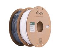 eSUN PETG Filament 1.75mm 1KG*2 pour Imprimante 3D,Blanc Solide+Gris Solide | Précision Dimensionnelle +/- 0.05mm