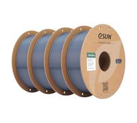 eSUN PETG Filament 1.75mm, Filament PETG Haute Résistance, 1KG par Bobine, 4 Bobines pour Imprimantes 3D,Gris