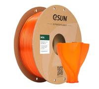 eSUN PETG Filament 1.75mm, Imprimante 3D Filament PETG, Précision Dimensionnelle +/- 0.05mm, 1KG Bobine (2.2 LBS) Filament d'impression 3D pour Imprimante 3D, Orange