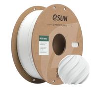 eSUN PETG Mat Filament 1.75mm 1KG (2.2 LBS) pour Imprimantes 3D,Blanc | Couleur sans Brillance, Texture Givrée