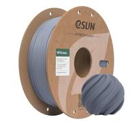 eSUN PETG Mat Filament 1.75mm 1KG (2.2 LBS) pour Imprimantes 3D,Gris Foncé | Couleur sans Brillance, Texture Givrée