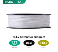 eSUN PLA+ 1,75 mm Filament d'imprimante 3D blanc Matériau de raffinage du grain de maïs Bobine de 1 kg (2,2 lb) Précision dimensionnelle +/- 0,05 mm Consommables