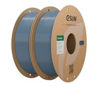 eSUN PLA Basic Filament 1.75mm 1KG*2 Bobine pour 3D Imprimante,Gris et Gris | Précision Dimensionnelle +/- 0.05mm