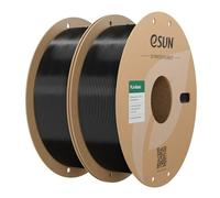 eSUN PLA Basic Filament 1.75mm 1KG*2 pour 3D Imprimante,Noir et Noir
