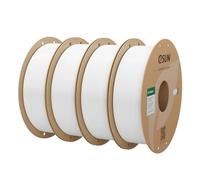 eSUN PLA Basic Filament 1.75mm 1KG*4 pour 3D Imprimante, Blanc Froid*4 | Précision Dimensionnelle +/- 0.05mm