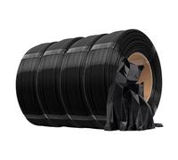 eSUN PLA+ Filament de Recharge 1,75 mm, Précision Dimensionnelle +/- 0,03 mm, 1 kg par Bobine, 4 Bobines pour Imprimantes 3D,Noir