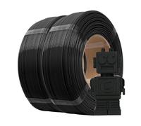 eSUN PLA Filament de Recharge 1,75 mm, Précision Dimensionnelle +/- 0,05 mm, 1 kg par Bobine, 2 Bobines pour Imprimantes 3D,Noir et noir