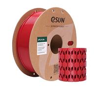 eSUN PLA Lite Filament 1.75mm, Modifié Imprimante 3D Filament PLA, Précision Dimensionnelle +/- 0.03mm, 1KG Bobine (2.2 LBS) Filament d'impression 3D pour Imprimante 3D, Rouge Foncé