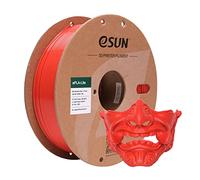 eSUN PLA Lite Filament 1.75mm, Modifié Imprimante 3D Filament PLA, Précision Dimensionnelle +/- 0.03mm, 1KG Bobine (2.2 LBS) Filament d'impression 3D pour Imprimante 3D, Rouge