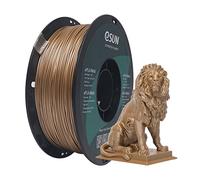 eSUN PLA Métal Filament 1.75mm, Métallique Sans Pulvérisation Imprimante 3D Filament PLA, Précision Dimensionnelle +/- 0.05mm, 1KG Bobine (2.2 LBS) Filament d'impression 3D pour Imprimante 3D, Bronze