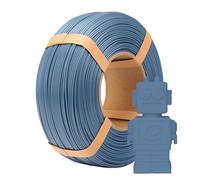 eSUN PLA Refill Filament 1.75mm, Filament d'Impression 3D sans Bobine Précision Dimensionnelle +/- 0.05mm, Bobine de 1KG (2.2 LBS) Filament PLA Rapide pour Imprimantes à Grande Vitesse,Gris