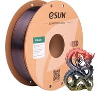 eSUN PLA Arc-en-Ciel en Soie Filament 1.75mm, Soyeux Multicolore Imprimante 3D Filament PLA 1KG Bobine Filament pour Imprimante 3D,Gloire Matinale