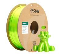eSUN PLA Soie Filament 1.75mm, Soyeux Brillant Imprimante 3D Filament PLA, Précision Dimensionnelle +/- 0.05mm, 1KG Bobine (2.2 LBS) Filament d'impression 3D pour Imprimante 3D, Vert Clair Soie