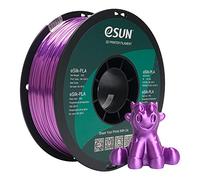 eSUN PLA Soie Filament 1.75mm, Soyeux Brillant Imprimante 3D Filament PLA, Précision Dimensionnelle +/- 0.05mm, 1KG Bobine (2.2 LBS) Filament d'impression 3D pour Imprimante 3D, Violet Soie