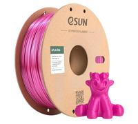 eSUN PLA Soie Filament 1.75mm, Soyeux Brillant Imprimante 3D Filament PLA, Précision Dimensionnelle +/- 0.05mm, 1KG Bobine (2.2 LBS) Filament d'impression 3D pour Imprimante 3D, Violet Rouge Soie