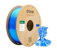 eSUN PLA Soie Filament 1.75mm, Soyeux Brillant Imprimante 3D Filament PLA, Précision Dimensionnelle +/- 0.05mm, 1KG Bobine (2.2 LBS) Filament d'impression 3D pour Imprimante 3D, Bleu Soie
