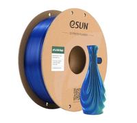 eSUN Silk Magic Filament PLA bicolore en soie pour imprimante 3D Vert et bleu 1 kg 1 kg