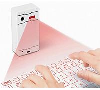 ESupFly - Clavier virtuel laser portable et souris bluetooth, sans fil - Pour Apple iPhone, iPad, Samsung, smartphones Android et tablettes, ordinateurs portables, PC blanc