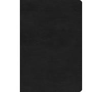 ESV Large Print Compact Bible, Red Letter (Trutone, Black)