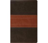 ESV Large Print Personal Size Bible, Red Letter (Trutone, Forest/Tan, Trail Design)