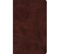 ESV Large Print Thinline Bible, Red Letter (Trutone, Mahogany)