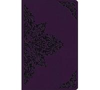 Esv Large Print Value Thinline Bible (Trutone, Lavender, Filigree Design)