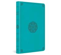 Esv Large Print Value Thinline Bible (Trutone, Turquoise, Emblem Design)