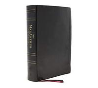 Esv, Macarthur Study Bible, 2nd Edition, Genuine Leather, Black
