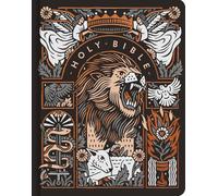ESV Single Column Journaling Bible, Artist Series, Red Letter (Hardcover, Joshua Noom, the Lion and the Lamb)