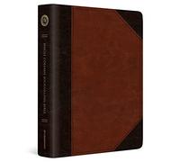ESV Single Column Journaling Bible (Trutone, Brown/Cordovan, Portfolio Design)