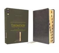 Esv, Thompson Chain-Reference Bible, Leathersoft, Gray, Red Letter, Thumb Indexed