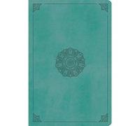 The Holy Bible: English Standard Version, Value Compact Bible, Trutone, Turquoise, Emblem Design