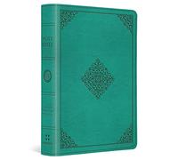ESV Value Large Print Compact Bible (TruTone, Teal, Ornament Design Size: 8.0)