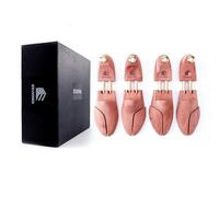 esvioniq Cedar Shoe Tree, Embauchoirs à chaussures en cèdre avec deux tubes,embauchoir en bois de cèdre rouge pour homme