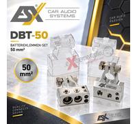 ESX DBT-50 Borniers de Batterie de Voiture Lot de 2 à 50 mm² Kit de Borniers ...