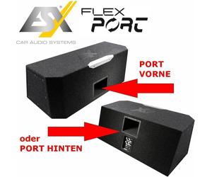 ESX DBX208BPQ 2x8" Woofer 20cm Dual Bandpass System Subwoofer Subbox 800 Watt