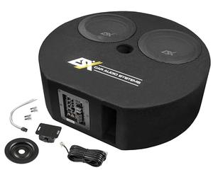 ESX DBX800A - 2 basses doubles actives de 20 cm pour roue de secours - Puissance de avec 400 W RMS et EPS PRO