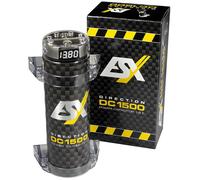 ESX DC1500 Condensateur Tampon 1.5 Farad Bloc de Distribution Intégré 12-16 V DC