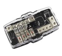 ESX DFD2/4G - Porte-fusible ANL à 4 voies avec répartiteur de masse intégré - Câble d'alimentation jusqu'à 50 mm²