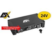 ESX QL600.4 24V QUANTUM Digital 4CH AMP 4 canaux classe D amplificateur numér...