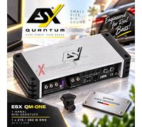 ESX QM-One | Mini Mono Class D Verstärker Endstufe Monoblock