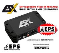 ESX QUANTUM QM-TWO v3 | Mini amplificateur numérique 2 canaux classe D