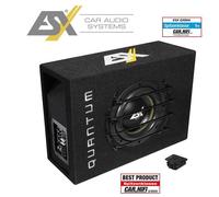ESX QXB8A Active Subwoofer System 20cm (8") Bass Reflex 800W + télécommande b...