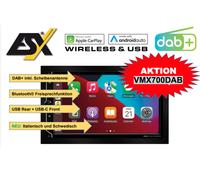ESX Vision Vmx700dab Universal 2-DIN Media Moniceiver Autoradio Avec 17,8 CM (7