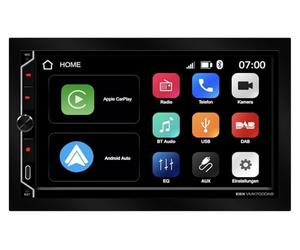 ESX Vision VMX700DAB Récepteur multimédia Universel 2 DIN, Electronique pour Voiture avec écran Tactile 17,8 cm (7'')