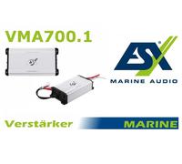 ESX VMA700.1 Marine 1 canal mono amplificateur 700 watts MARINE AUDI...