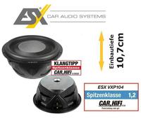 ESX VXP104 Vision High Fin Plat Subwoofer 25 CM (10 ”) 800 Watt