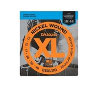 D'Addario cordes guitare électrique ESXL110 Nickel Regular Light 10-46 extrémité à boule