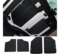 Esyauto Lot de 4 kits d'isolation thermique pour toit rigide Wrangler JK 2 portes 2012-2018